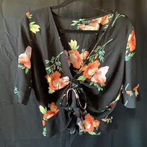 TOP SHOP Floral Top